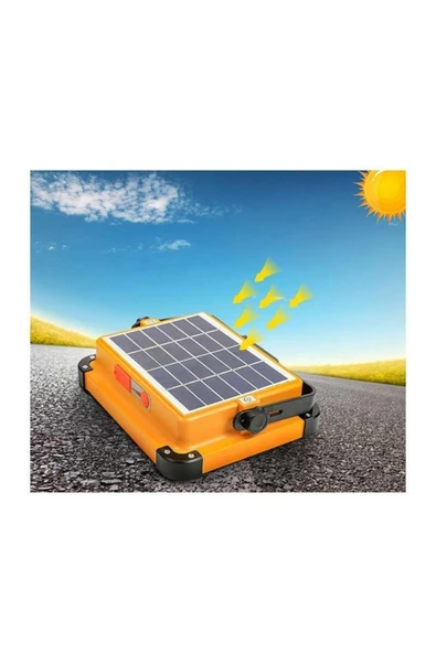 Güneş Enerjili Porjektör - Solar Led Projektör - 200w Güneş Enerjili, Ip65 Su Geçirmez, S.o.s Modu Ile Güçlü Aydınlatma - 4