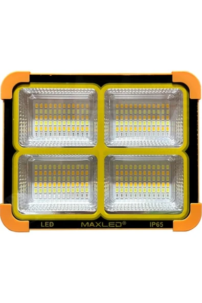 Güneş Enerjili Porjektör - Solar Led Projektör - 200w Güneş Enerjili, Ip65 Su Geçirmez, S.o.s Modu Ile Güçlü Aydınlatma - 2