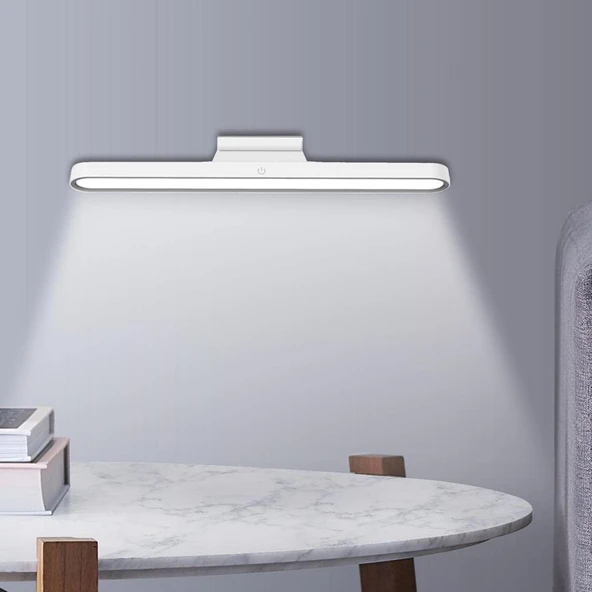 5W USB Şarjlı Led Işık- Usb Şarjlı Kablosuz Mıknatıslı Led Lamba- 3 Farklı Işık Rengi- MASA LAMBASI- ÇALIŞMA LAMBASI - 5