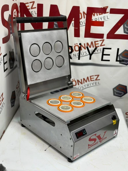 Sönmez Vakum 70 Mm Sos Kabı Yapıştırma Kapatma Makinesi Dürüm Sosu Paketleme Makinası - Resim 5