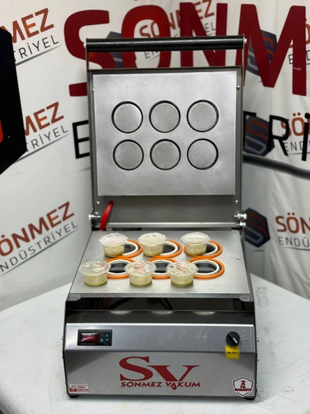 Sönmez Vakum 70 Mm Sos Kabı Yapıştırma Kapatma Makinesi Dürüm Sosu Paketleme Makinası - Resim 4