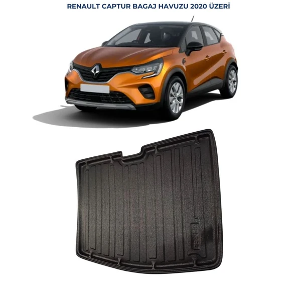 Renault Captur 2020-2023 Model Arası Alt Bagaj Havuzu - 2