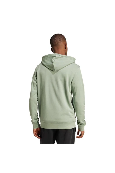 adidas ESS HOODIE FT Erkek  Yeşil  Sweatshirt JD2410 - 4
