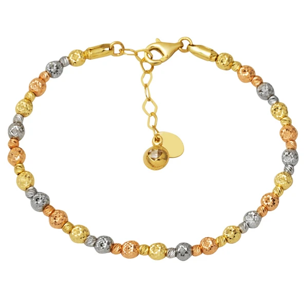 Işıltılı Dorika Toplu 14 Ayar Altın Künye ürün görseli 1