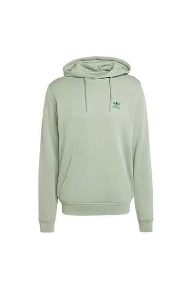 adidas ESS HOODIE FT Erkek  Yeşil  Sweatshirt JD2410