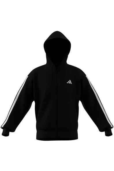 adidas Erkek   Ceket M 3S FT FZ HD JD1877 - 8