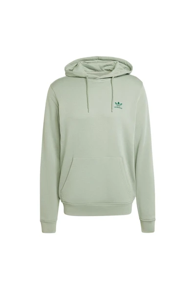 adidas ESS HOODIE FT Erkek  Yeşil  Sweatshirt JD2410 - 2