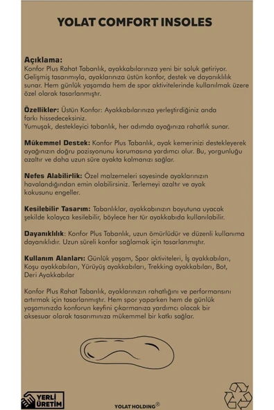 87X Yumuşak Ortopedik Tabanlık,rahat Tabanlık,konfor Tabanı,spor Tabanlığı,erkek,kadın,siyah - 8