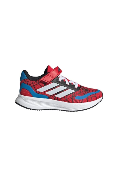 adidas RUNFALCON SPIDER-MAN EL C Çocuk  Kırmızı  Koşu Ayakkabısı IH8743 - 1