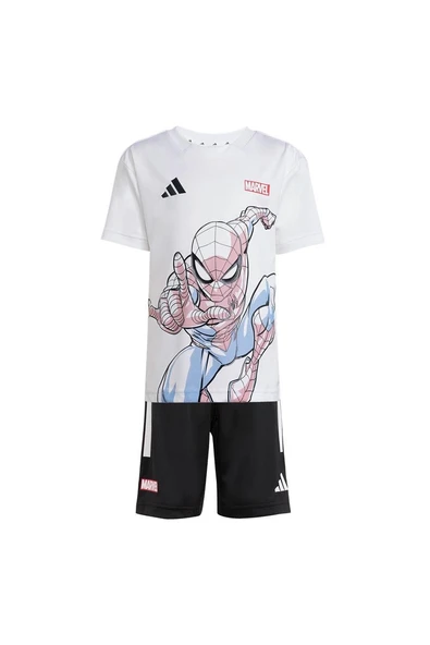 adidas Unisex Çocuk   Eşofman LK MRVL SM TSET JF3655 ürün görseli 1