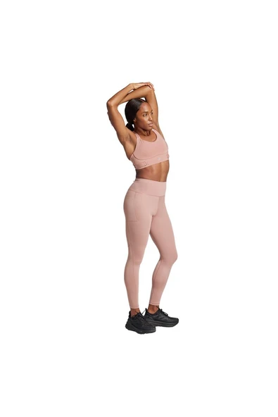 adidas FASTIM L HS BRA Kadın  Pembe  Sporcu Sütyeni JI7979 - 5