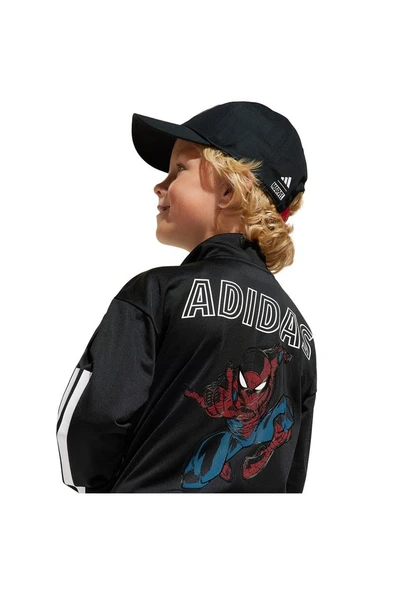 adidas Unisex Çocuk   Eşofman LK MRVL SM TS JF3657 - Resim 4