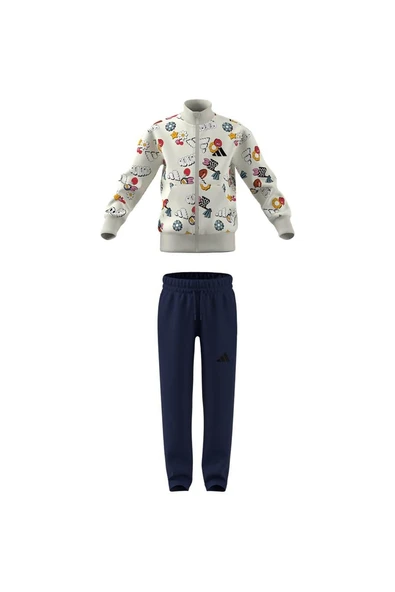 adidas Unisex Çocuk   Eşofman LK FUN AOP TS JI6233 - Resim 12