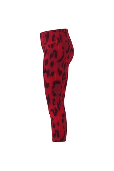 adidas JG FI AOP 7/8LE Unisex Çocuk  Kırmızı  Tayt JJ4797 - 8