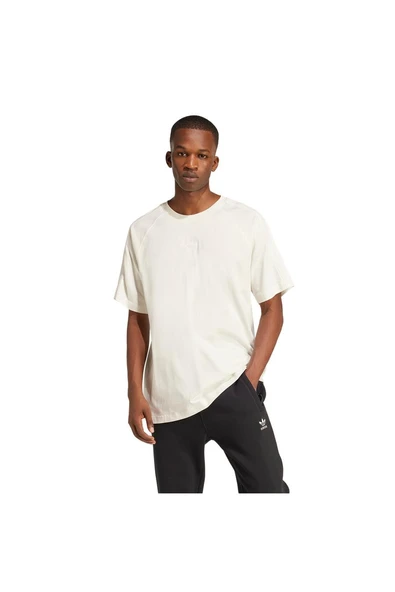 adidas P ESS TEE Erkek  Beyaz  T-shirt JD3278 - 3