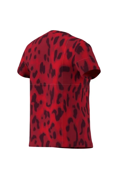 adidas JG FI AOP T Unisex Çocuk  Kırmızı  T-shirt JJ4794 - Resim 10