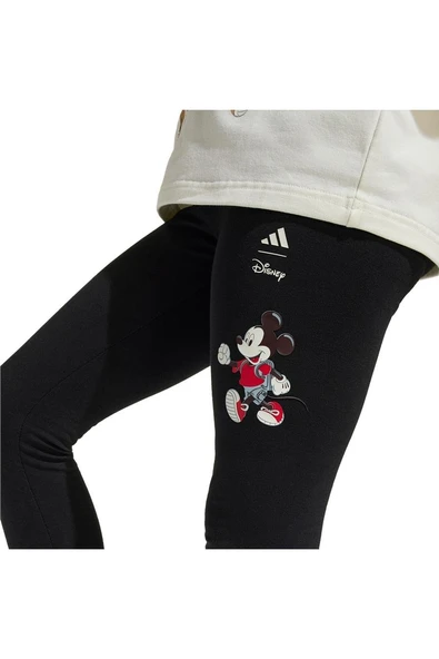 adidas Unisex Çocuk   Tayt LK DY MM LEG JF3647 - Resim 4