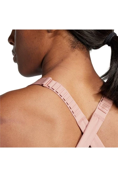 adidas FASTIM L HS BRA Kadın  Pembe  Sporcu Sütyeni JI7979 - 7