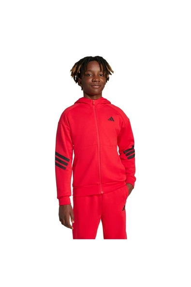 adidas Unisex Çocuk   Ceket J FI 3S FZ HD JJ4802 ürün görseli 1