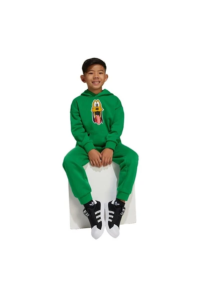 adidas Unisex Çocuk   Eşofman LK DY MM HS JN7711 - Resim 3