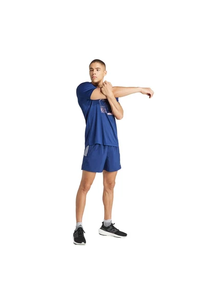 adidas OTR B SHORT Erkek  Mavi  Şort IY0706 - 5
