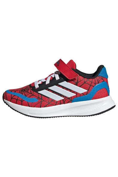 adidas RUNFALCON SPIDER-MAN EL C Çocuk  Kırmızı  Koşu Ayakkabısı IH8743 - 12