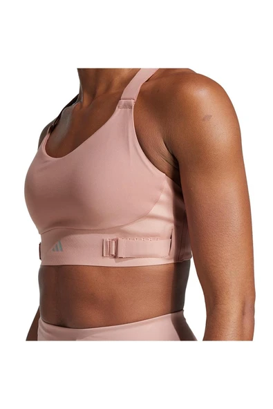 adidas FASTIM L HS BRA Kadın  Pembe  Sporcu Sütyeni JI7979 - 8