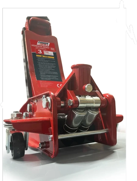 Powerfull 3 Ton Düşük Profil Çift Pistonlu Garaj Krikosu - 4