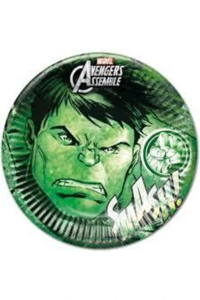 Hulk Karton Tabak 23cm 8’li ürün görseli