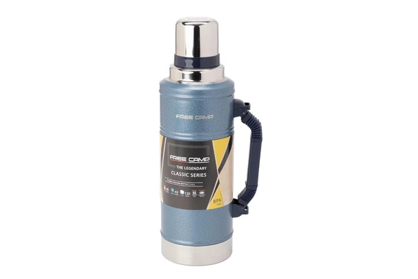 FreeCamp Marvel XL Termos 2.20 Litre-MAVİ - 3