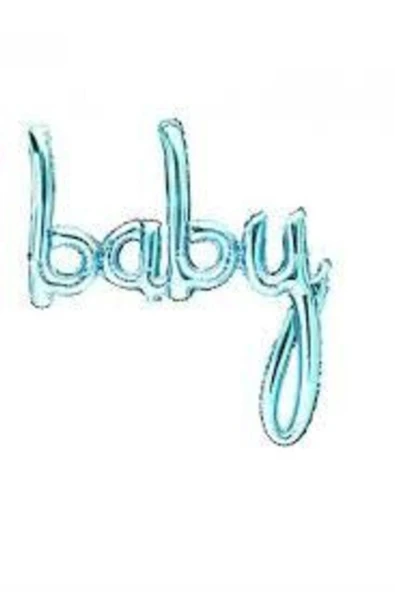 Baby Imza Balon Bebe Mavisi