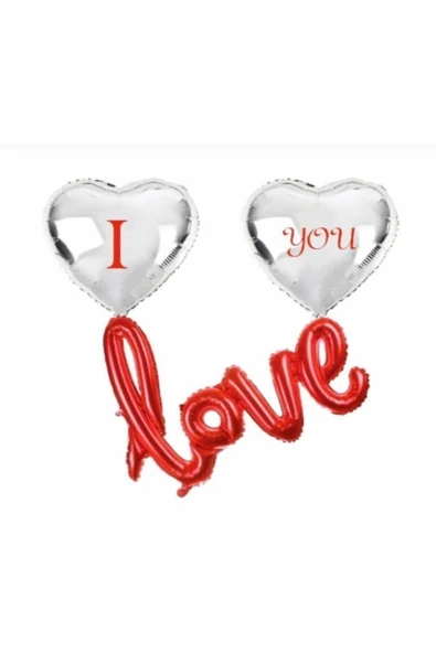 I Love You Folyo Balon ürün görseli
