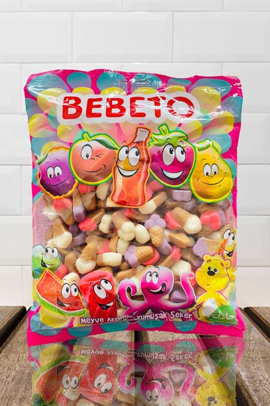 BEBETO Dondurma Meyveli Helal Jelibon Yumuşak Seker 1 Kg