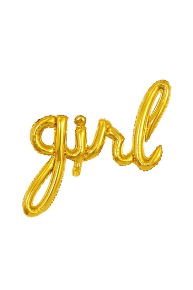 'girl' Gold Folyo Balon ürün görseli