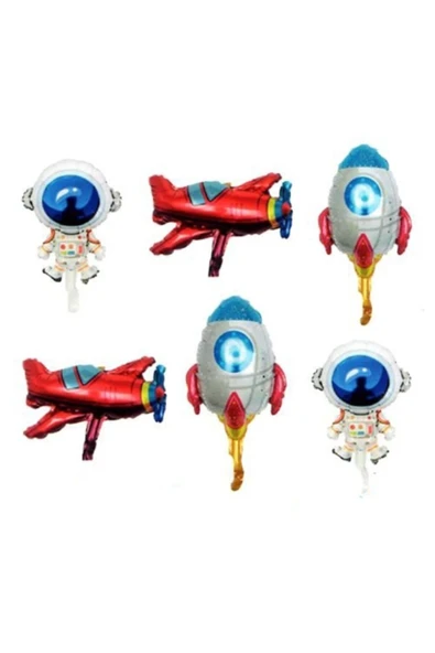 Uzay Temalı Folyo Balon Seti ürün görseli