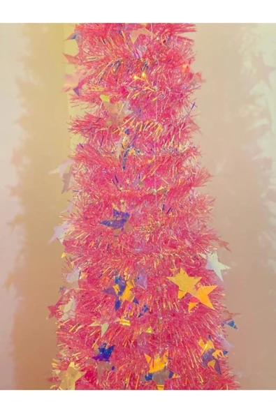 Ithal Hologramlı Pembe 165 Cm Deluxe Dekor Yılbaşı Ağacı - 2