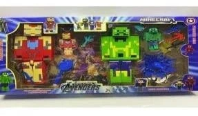 MİNECRAFT HULK VE IRON MAN SETİ SÜPER KAHRAMANLAR FİGÜR SET