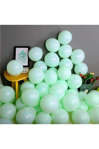 Makaron Balon Yeşil 12inç (10adet) ürün görseli