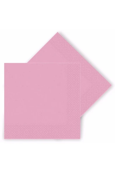 25 Kişilik Ekonomik Pembe Konseptli Doğum Günü Parti Seti - 3