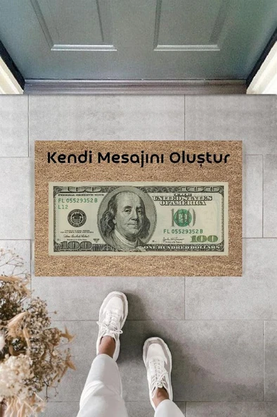 Dijital Baskı Kişiye Özel İç Kapı Dekorasyon Paspas  PS11231 - 3