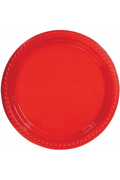 Balonlu Kırmızı Doğum Günü Parti Paketi Süs Seti 24 Kişilik - Resim 4