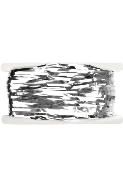 Metalik Püsküllü Duvar Perdesi Gümüş - 2