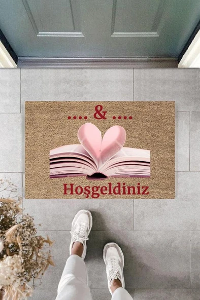Dijital Baskı Kişiye Özel İç Kapı Dekorasyon Paspas  PS11260 - 3