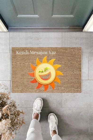 Dijital Baskı Kişiye Özel İç Kapı Dekorasyon Paspas  PS11200 - 3