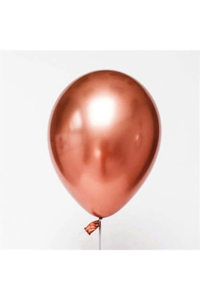 Rose Gold Krom Balon (aynalı Balon) 10 Adet ürün görseli