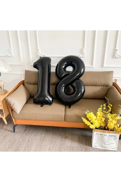 9 Yaş Siyah Rakam Balonlu Şimşek Mcqueen Balon Seti Arabalar Konfetili Şeffaf Balon - Resim 4