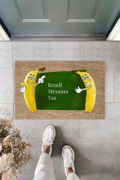 Dijital Baskı Kişiye Özel İç Kapı Dekorasyon Paspas  PS11202 - Resim 3