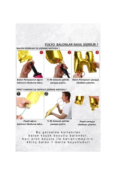 7 Yaş Rose Gold Rakam Balon Altın Kral Taçlı Balon Seti - 2