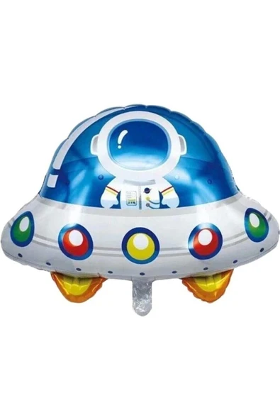 Uzay Konsept Doğum Günü Uzay Ufo Gemisi Folyo Balon ürün görseli