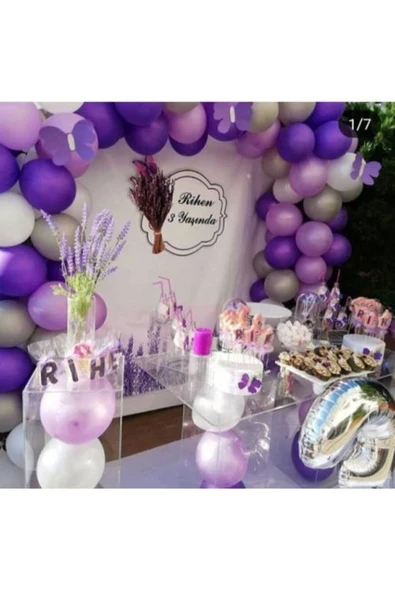 Konsept Doğum Günü Balon Ve Balon Zinciri Parti Süslemeleri ürün görseli